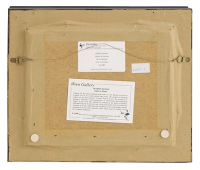 Lot 85 - Martin Leman (b.1934)