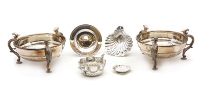 Lot 44 - A group of silver dishes