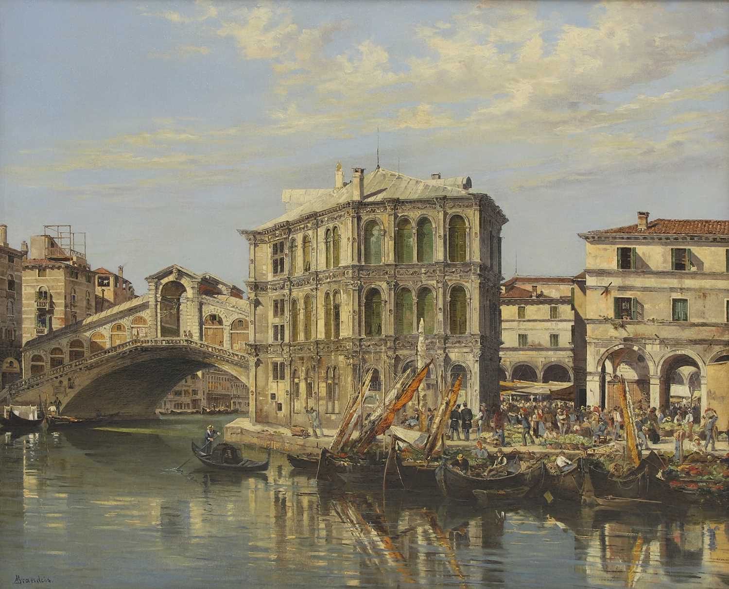 Lot 210 - Antonietta Brandeis (Czech-Italian, 1849-1926)