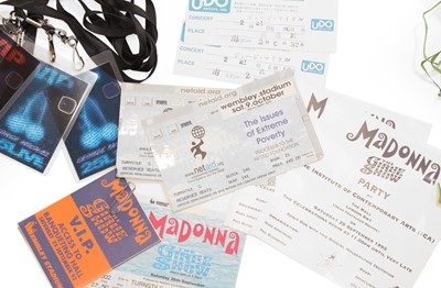 Lot 5 - Wham! and George Michael tickets, passes and invitations