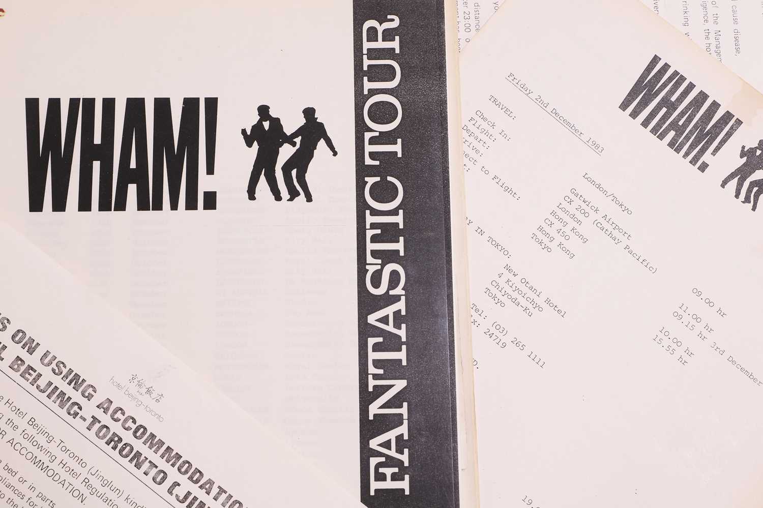 Lot 6 - 'Wham! Club Fantastic Tour'