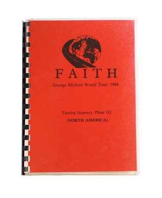 Lot 30 - 'Faith, George Michael World Tour: 1988'
