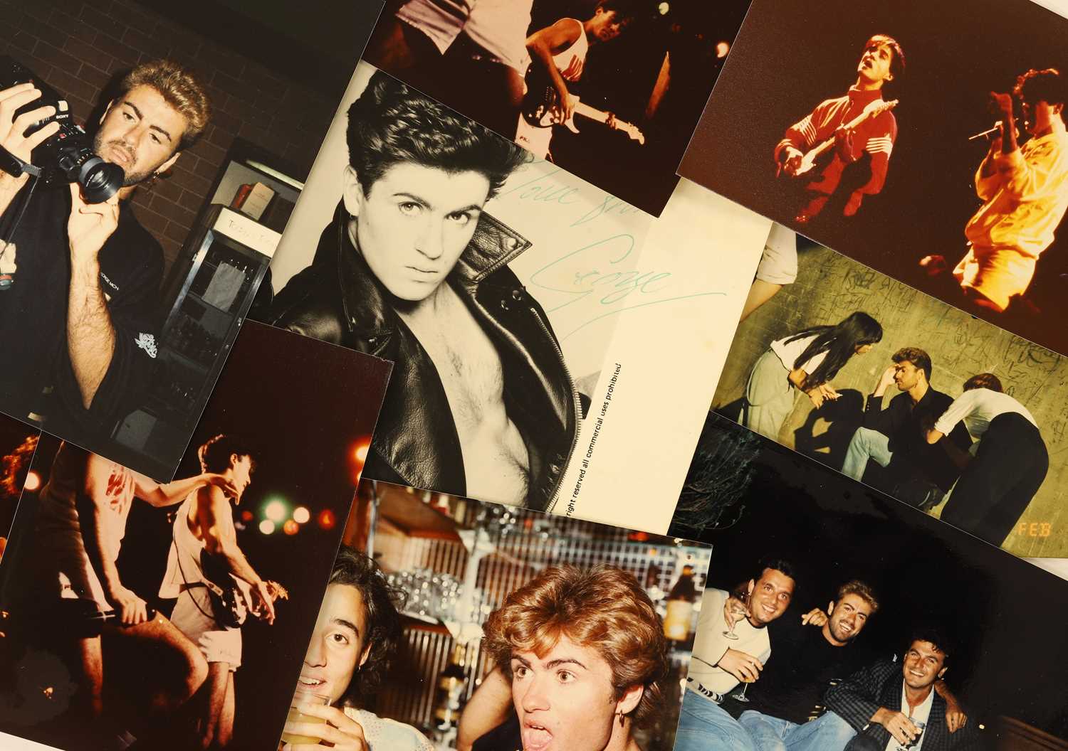 Lot 3 - Forty-nine photographs of Wham! and George Michael
