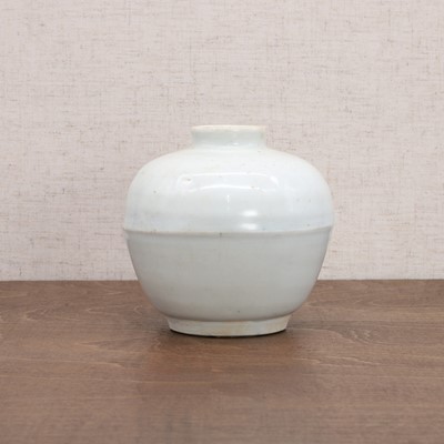 Lot 21 - A Chinese qingbai-glazed jar