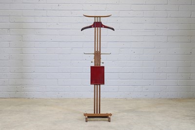 Lot 87 - An Hermès mahogany and leather valet de nuit