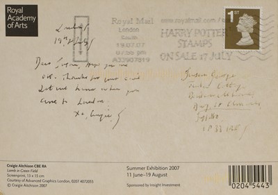 Lot 232 - Craigie Aitchison RA (1926-2009)