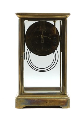 Lot 207 - A mercurial pendulum mantel clock