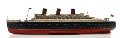 Lot 245 - A scratch built ocean liner