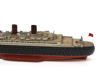 Lot 245 - A scratch built ocean liner