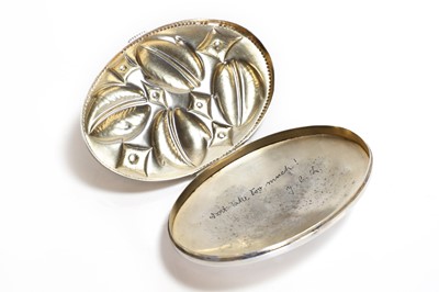 Lot 26 - An Austrian silver bonbonnière