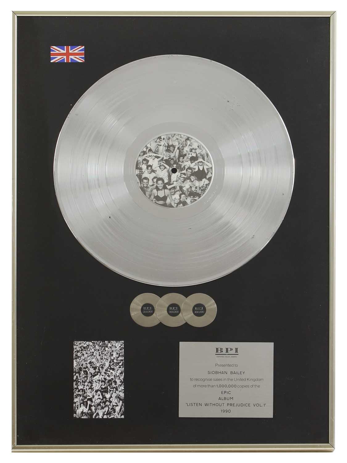 Lot 18 - A platinum disc