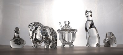 Lot 195 - A collection of Baccarat glass items