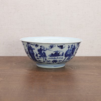 Lot 52 - A Chinese blue and white bowl