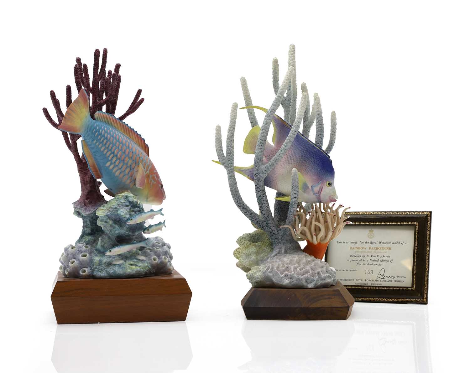 Lot 171 - Two Royal Worcester porcelain models