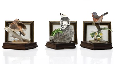Lot 169 - Three Royal Worcester porcelain models