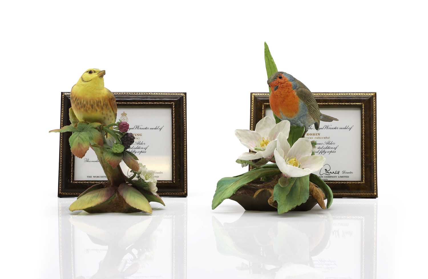 Lot 172 - Two Royal Worcester porcelain models