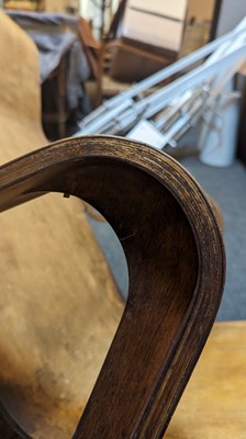 Lot 81 - A bentwood 'Long Chair' recliner