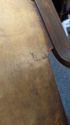 Lot 81 - A bentwood 'Long Chair' recliner