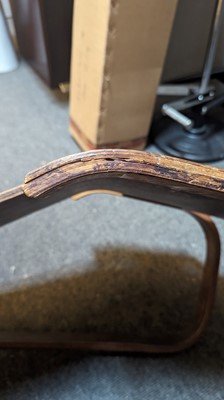 Lot 81 - A bentwood 'Long Chair' recliner
