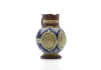Lot 132 - A Doulton stoneware jug