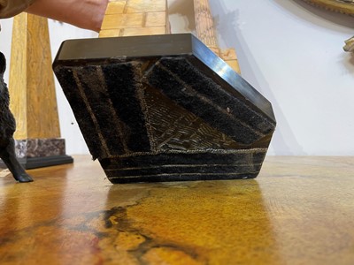 Lot 247 - A pair of large carved Siena marble grand tour models