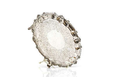 Lot 4 - A George III silver salver