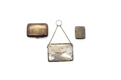 Lot 58 - A collection of three silver cases