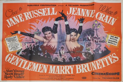Lot 183 - A post for 'Gentlemen Marry Brunettes'