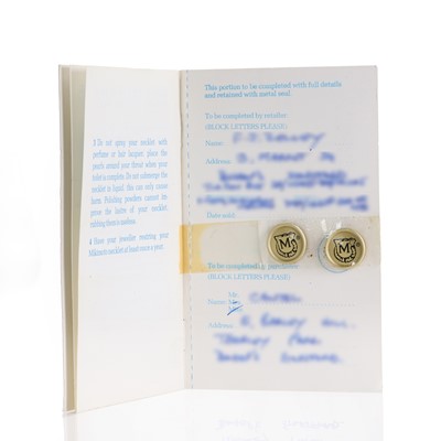 Lot 216 - A single row uniform cultured pearl necklace, with a Mikimoto certificate
