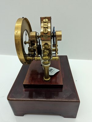 Lot 208 - A Eureka electric mahogany mantel clock