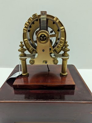 Lot 208 - A Eureka electric mahogany mantel clock