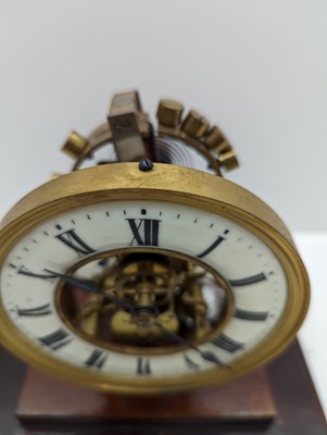 Lot 208 - A Eureka electric mahogany mantel clock