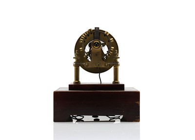 Lot 208 - A Eureka electric mahogany mantel clock