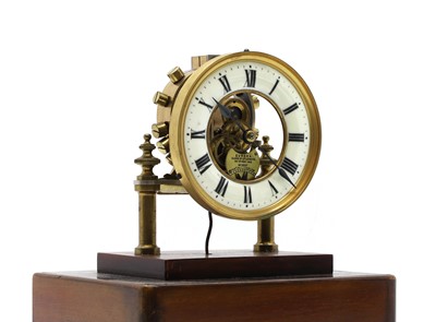 Lot 208 - A Eureka electric mahogany mantel clock
