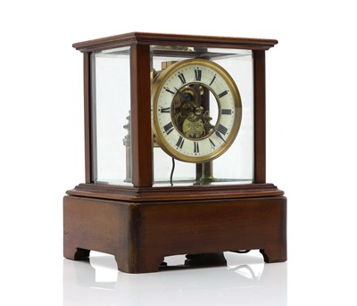 Lot 208 - A Eureka electric mahogany mantel clock