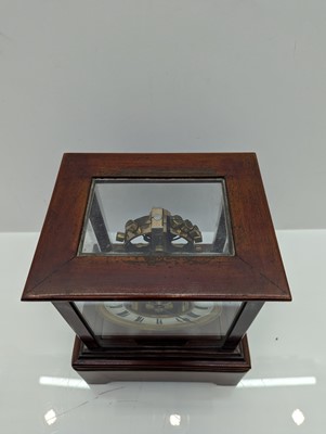 Lot 208 - A Eureka electric mahogany mantel clock