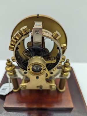 Lot 208 - A Eureka electric mahogany mantel clock