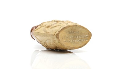 Lot 143 - A rare Doulton & Watts stoneware flask