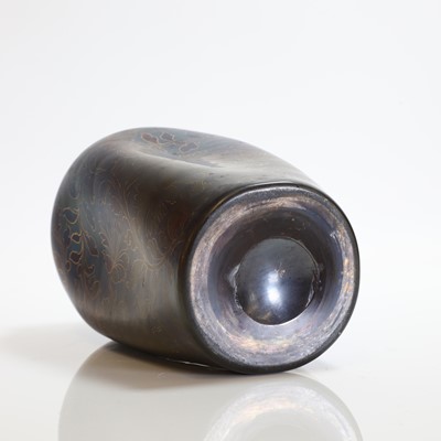 Lot 21 - A Loetz 'Rubin Matte Iris' glass vase