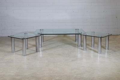 Lot 267 - An Italian 'Marcuso' table suite