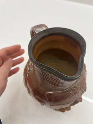 Lot 166 - A collection of salt-glazed stoneware items