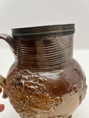 Lot 166 - A collection of salt-glazed stoneware items