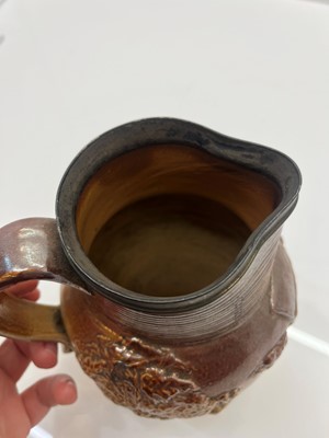Lot 166 - A collection of salt-glazed stoneware items