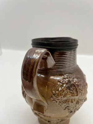 Lot 166 - A collection of salt-glazed stoneware items