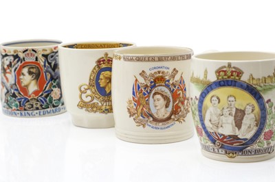 Lot 112 - A collection of commemorative porcelain