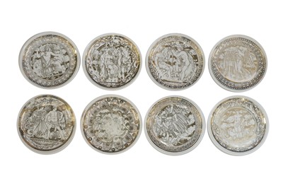 Lot 290 - A set of eight Fornasetti 'Mitologia' coasters.