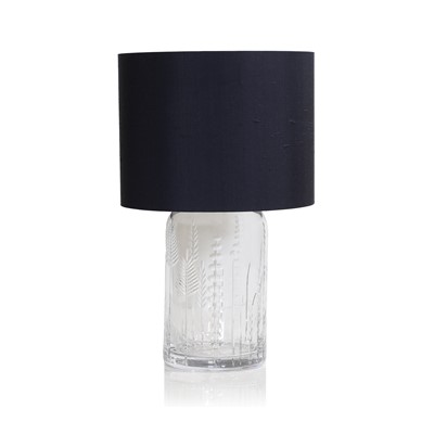 Lot 357 - A 'Field' crystal glass table lamp