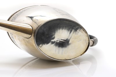 Lot 2 - A George VI silver tea service