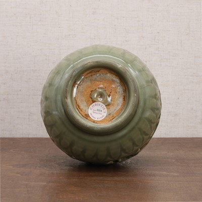 Lot 24 - A Chinese reticulated Longquan yuhuchun vase