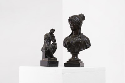Lot 261 - Two grand tour bronzes